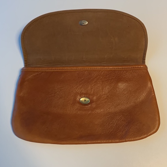 VINTAGE | Genuine Leather Clutch Purse - Picture 3 of 5